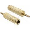 Delock adaptér stereo jack 3,5 mm samec na stereo jack 6,35 mm samica