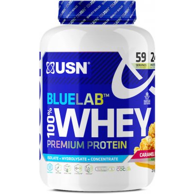 USN BlueLab 100% Whey Protein Premium 2000 g karamel popcorn