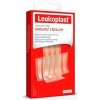 LEUKOPLAST LEUKOSAN STRIP fixačné pásky na uzavretie tržných rán 2 veľkosti 9 ks