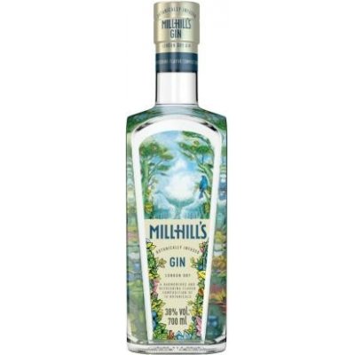 Millhill´s London Dry Gin 38% 0,7 l (čistá fľaša)