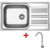 Sinks STAR 860 XXL + ELASTA nerez/šedá
