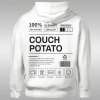 Couch Potato Label dámska mikina s kapucňou