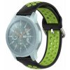 Inteligentné hodinky Samsung Galaxy Watch 46 mm / Gear S3 čierno-limetkový silikónový remienok (22 mm)