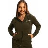 Dámska mikina GymBeam Women‘s Limitless Zip Up Hoodie Espresso XXL
