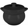 RAK Chef's Fusion misa na polievku s pokrievkou pr. 10,6 cm, čierna | RAK-CFST10BK