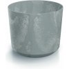 PROSPERPLAST Kvetináč TUBO BETON EFFECT 10,8cm sivý