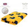 DRYBED Premium Vet Bed Kačky žltý 100 x 75 cm