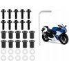 Upevnenie skla motocykla 3 cm