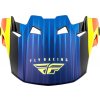 Kšilt FORMULA CARBON PRIME (hi-vis, modrá, červená, vel. L)