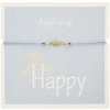 Gifty - Be Happy náramok - Angel wing (gold)