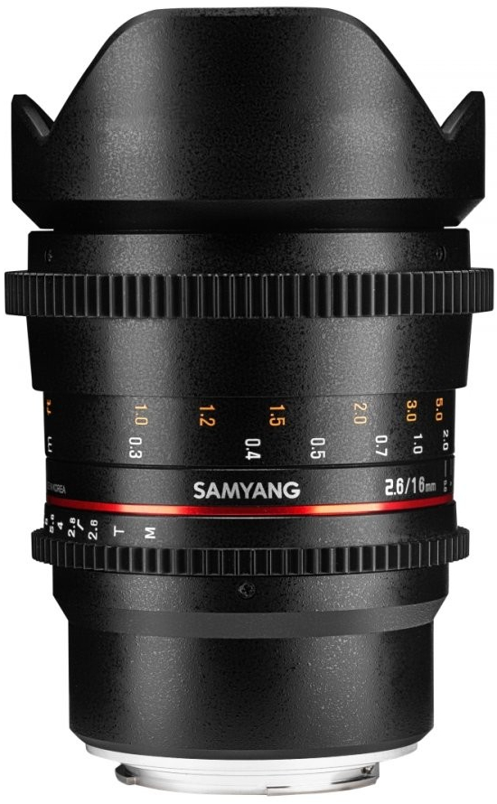 Samyang 16mm T/2.6 VDSLR ED AS UMC Canon EF-M