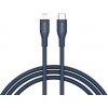 Canyon CLNM60SC10, 1 m kábel, USB-C / Lightning, MFi Apple schválený, 60 W, 480 Mbps, silikónový, modrý CNS-CLNM60SC10DB