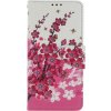 Puzdro TopQ Realme C25Y flipové Kytičky textil 70294
