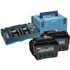 Makita 191Y97-1 aku sada Li-ion XGT 40V 2x BL4080F+1x Dvojnabíječka DC40RB+1xMakpac