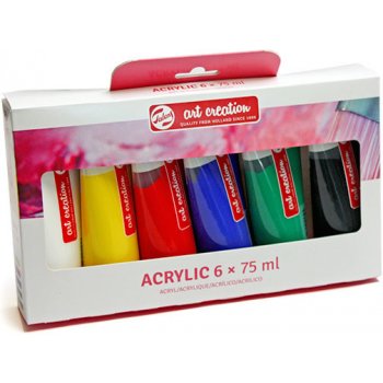 Sada akrylových farieb ArtCreation ESSENTIALS 6 x 75 ml