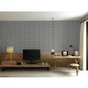Donga Vinylová tapeta tmavo šedá omietka 53x1000 cm
