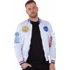Alpha Industries obojstranná bunda pánska MA-1 NASA VOYAGER REVERSIBLE white Farba: biela, Veľkosť: S