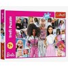 Trefl Vo svete Barbie 48x34cm v krabici 33x23x4cm 200 dielov