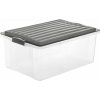 Rotho Úložný box Compact 13 l, antracitová