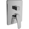 Mereo Sprchová podomietková batéria s trojcestným prepínačom, Eve, Mbox, hranatý kryt, chróm CBV60157C