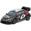 Bburago - RACE, Toyota GR Yaris Rally1 Hybrid v dekoratívnom boxe, Evans #33, čierna, 1:43