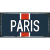 Ceduľa značka Paris 30,5cm x 15,5cm Plechová tabuľa