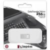 Kingston USB flash disk, USB 3.0, 256GB, DataTraveler Micro G2, stříbrný, DTMC3G2/256GB, USB A