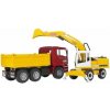 Bruder 2751 MAN TGA nákladní auto s bagrem Liebherr