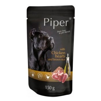 Piper Adult s kuracími srdciami a hnedou ryžou 500 g