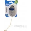 DUVO Hračka + Eco navy myš s catnipom pre mačku 8,5 x 4,5 x 6 cm