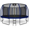 Trampolína Aga 500 cm Tmavomodrá + ochranná sieť + schodíky