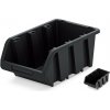 box úložný skladovací 230x160x120mm TRUCK KTR23-S411 čierny plastový
