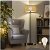 | Brilagi - LED stojacia lampa CERIA 1xE27/40W/230V, priemer 50 cm, béžová/čierna | EG300181+EG781084