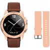Luxria ElegantWatch S1 - Inteligentné hodinky Farba: Zlatá (hnedý a ružový náramok) + druhý náramok zadarmo