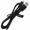 Setty GSM043217 Nabíjací USB, 2A microUSB, 1m, černý