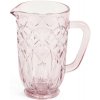 Sklenený džbán 21 cm ružová - Nuvole di Stoffa