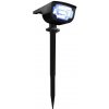 Verk 12287 Záhradný solárny LED reflektor RGB, IP65