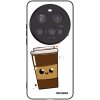 Picasee silikónový čierny obal pre Xiaomi 15 Ultra - Cute coffee