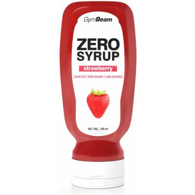 GYM BEAM Bezkalorický sirup Strawberry Syrup 320 ml Príchuť: jahoda