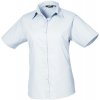 Premier | PR302, Popelínová blúzka s kr. rukávom, modrá Light, 24_5XL