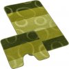 Bellatex Bany Elipsa zelená 60x100 + 60x50 cm