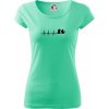 EKG hasiči - Dámske tričko Pure - 2XL ( Mätová )
