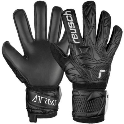 Reusch Attrakt Solid M 5470515 7700 goalkeeper gloves (187992) Black 10