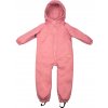 Monkey Mum® Detská zimná softshellová kombinéza s baránkom - Ružová ovečka - veľ. 98/104, 110/116 110/116