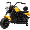 Ramiz PA.XMX-659.ZOL Detská elektrická motorka 30 W, 6 V, 4,5 Ah, LED svetlo, melódie, bočné kolieska, žltá farba