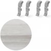 Spojka k soklu Naturel Macquarie , PVC dĺžka 0,5 cm, výška hrany 56 mm, NATNGTFH2