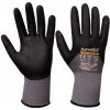 WORKLINK SUPER TECH FLEX GO NITRILOVÉ PRACOVNÉ RUKAVICE 3/4 MÁČANIE WL6018 - 8/M