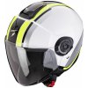 Moto přilba SCORPION EXO-CITY II VEL bílo/fluo žlutá - Velikost XXL
