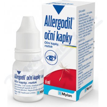 Allergodil očná instilácia int.opo.1 x 6 ml