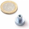 Neodymový magnetický úchyt so stopkou kruh Ø 13 v. 4,5/11,5 mm, závit M3, sila 6 kg